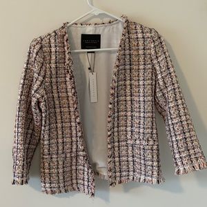 Sanctuary tweed blazer size XS